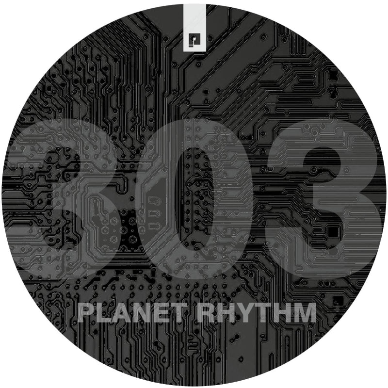 Cover of Enter The Void – PR303.101 EP on Planet Rhythm Records (white label)