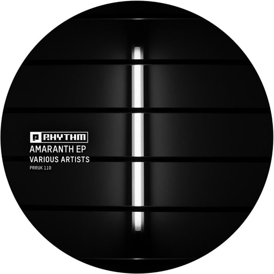 Cover art of Dubiosity's 'Amaranth EP' 12" vinyl release on Planet Rhythm Records featuring tracks by Alfredo Mazzilli, Edit Select, and Exilles