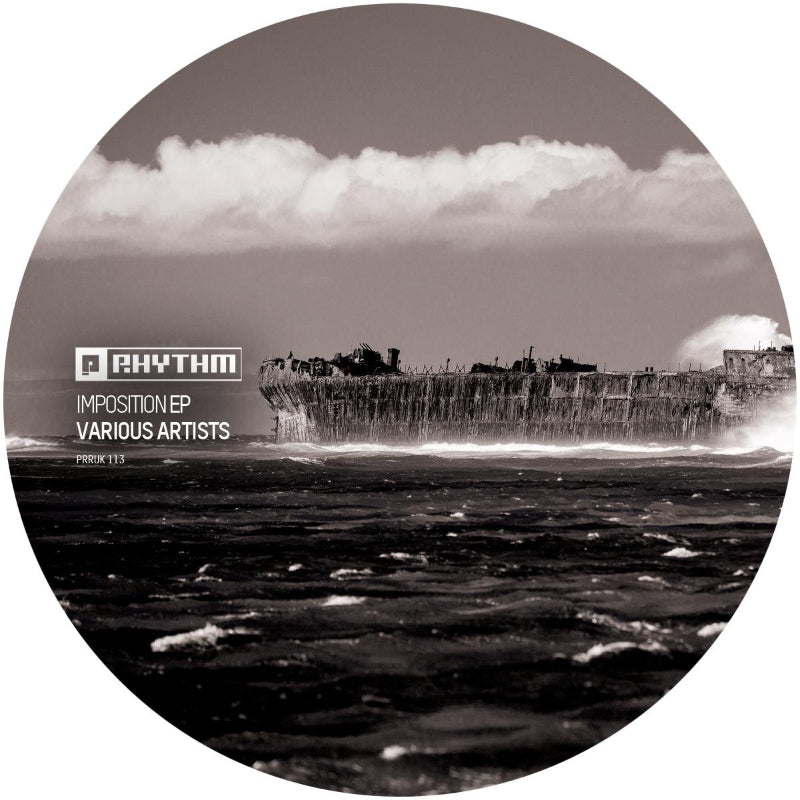 Cover of Imposition EP on Planet Rhythm Records, 12" hard techno vinyl