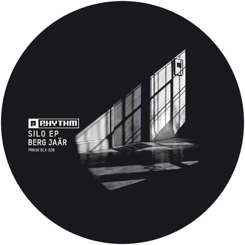 Cover art of Berg Jaär's Silo EP on Planet Rhythm Records, 12" black techno vinyl​