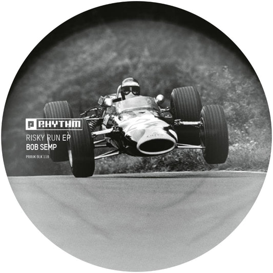 Bob Semp – Risky Run 12" techno vinyl on Planet Rhythm PRRUKBLK118