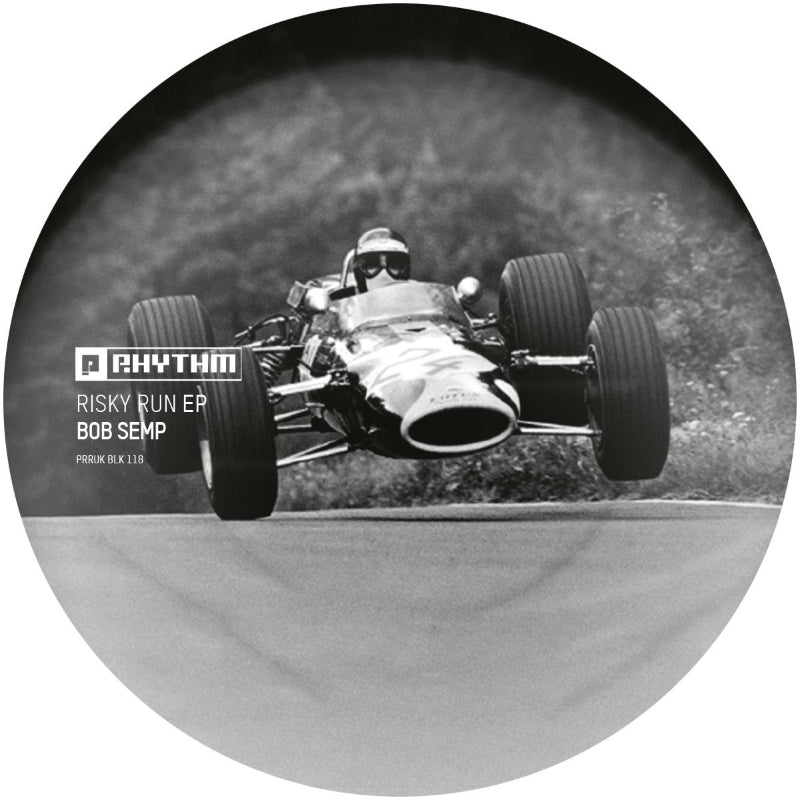 Bob Semp – Risky Run 12" techno vinyl on Planet Rhythm PRRUKBLK118