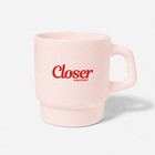 Sounds Good Milk Glass Mug (Pink)