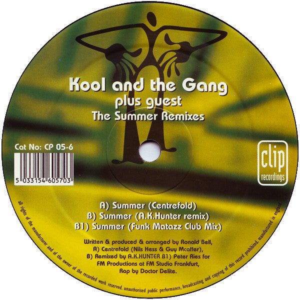 Kool And The Gang (Plus Guest Lauren Hill) - The Summer Remixes I Clip Recordings (CP 05-6)