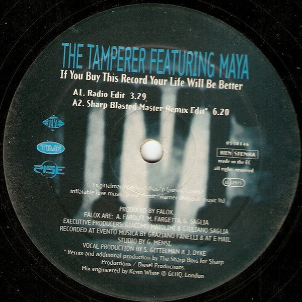 The Tamperer - If You Buy This Record Your Life Will Be Better I Jive (0530146)