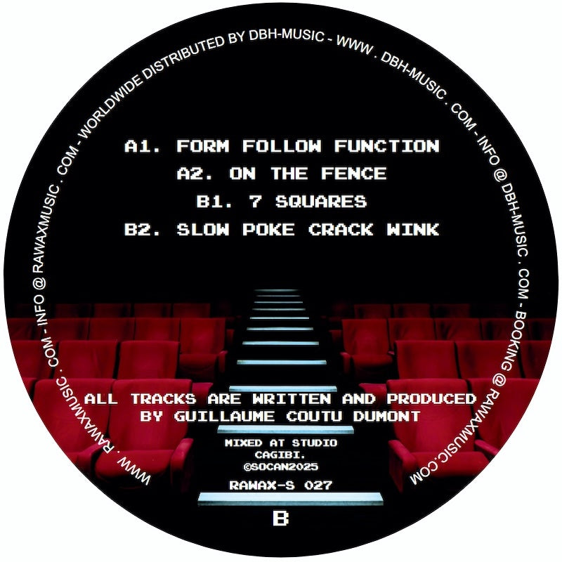 Guillaume & The Coutu Dumonts Coup de Théâtre on RAWAX RAWAX-S027P vinyl record Australia