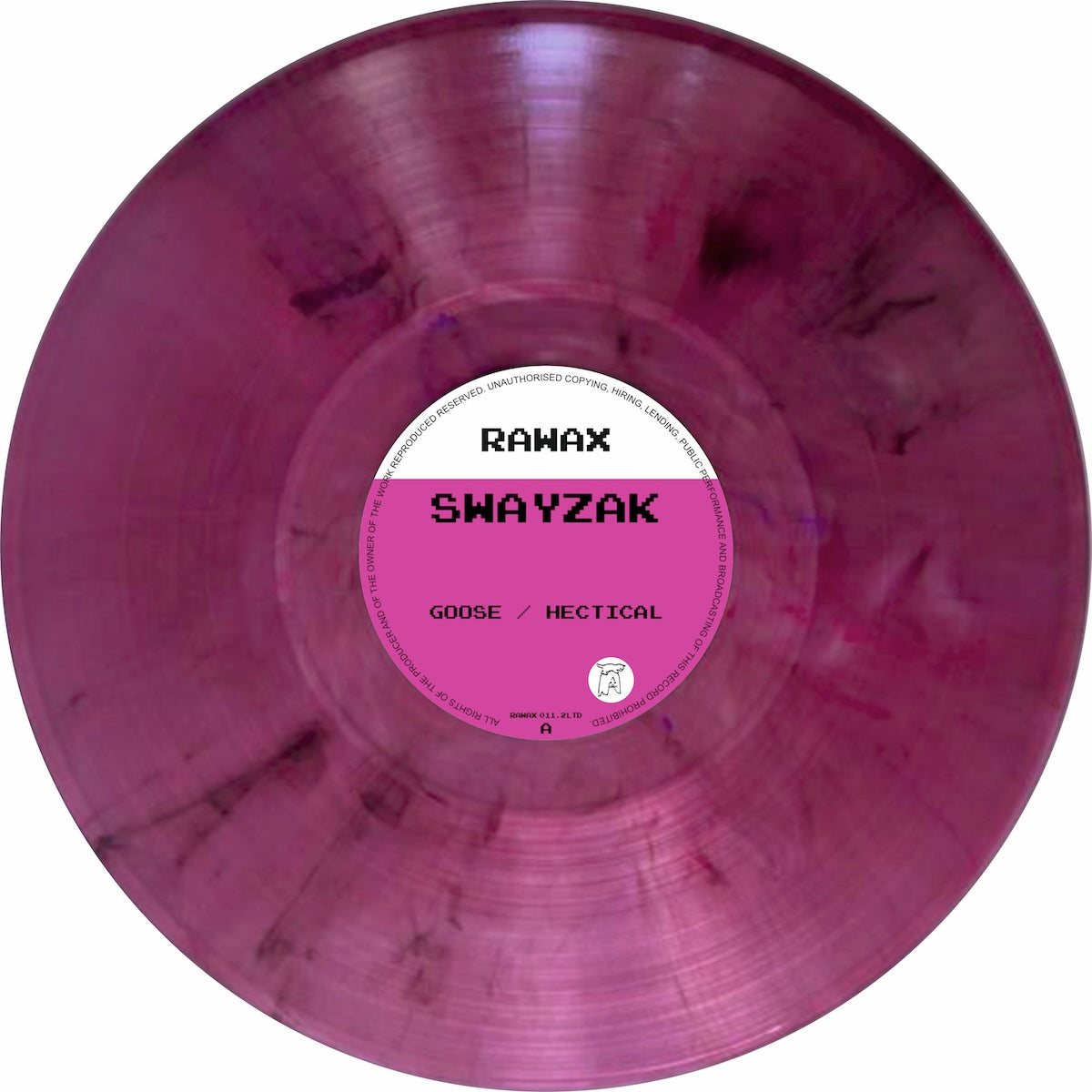 Swayzak Goose Hectical on RAWAX RAWAX011.2PLTD purple marbled vinyl record Australia