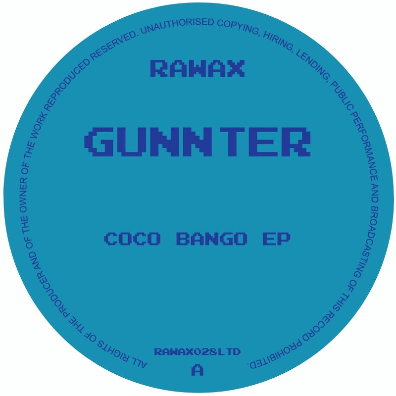 Gunnter Coco Bango EP on RAWAX RAWAX028LTD vinyl record Australia