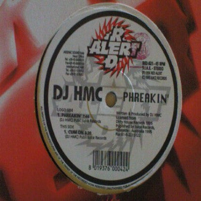 DJ HMC Phreakin Red Alert RED021 acid techno vinyl sale Australia