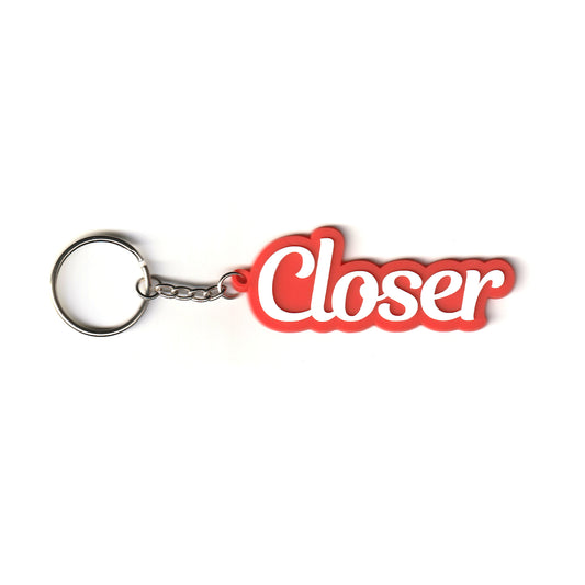 Closer Signature - Key Chain Red / White