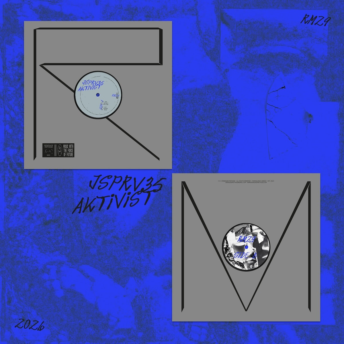 JSPRV35 Aktivist EP on Renegade Methodz RM29 vinyl record Australia