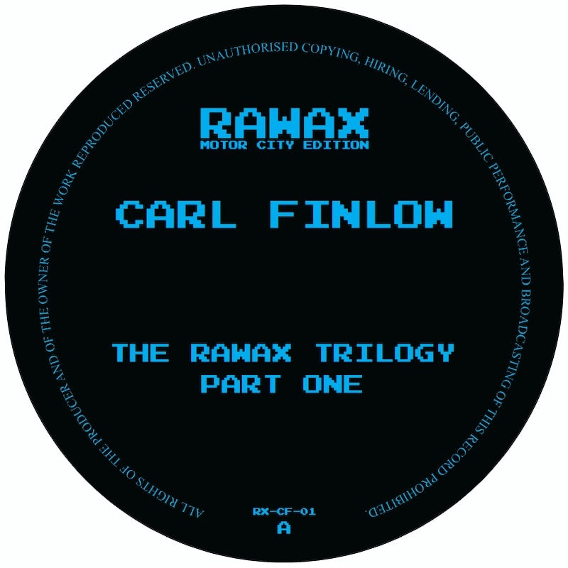 Carl Finlow The RAWAX Trilogy Part One on Rawax Motor City Edition RX-CF-01 vinyl record Australia