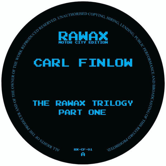 Carl Finlow The RAWAX Trilogy Part One on Rawax Motor City Edition RX-CF-01 vinyl record Australia