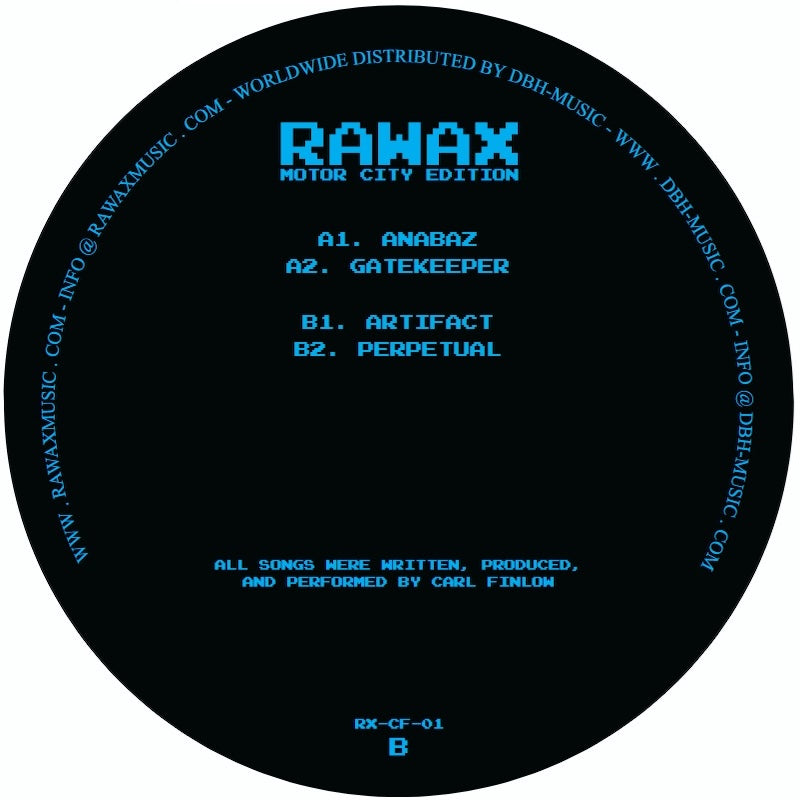 Carl Finlow The RAWAX Trilogy Part One on Rawax Motor City Edition RX-CF-01 vinyl record Australia