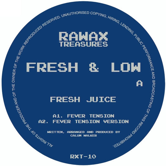 Fresh & Low Fever Tension Fresh Juice II RAWAX Treasures RXT-10 vinyl record Australia