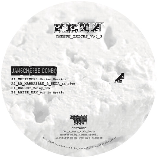 Various Artists Cheese Tricks Vol. 3 Jam and Cheese Combo on Secret Feta SFETA003 vinyl record Australia