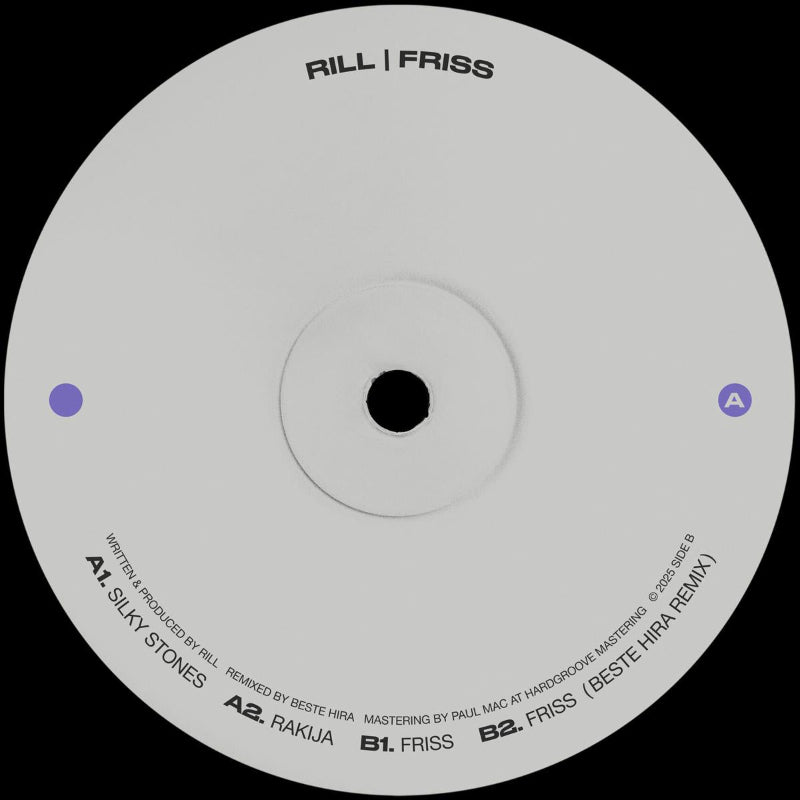 Rill Friss SIDE B SIDEB002 12 inch techno vinyl 180g Australia