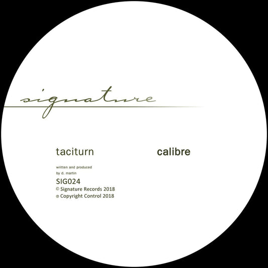 Calibre Taciturn Butter Love Signature Records SIG024 vinyl record Australia