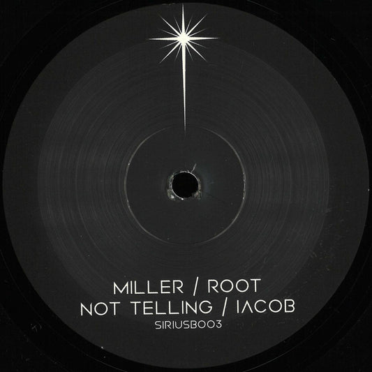 Iacob NØT TELLING Miller SIRIUSB003 Sounds Of Sirius minimal house vinyl Australia