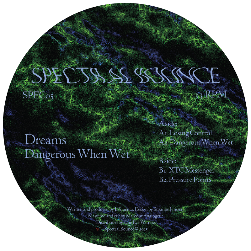 Dreams Dangerous When Wet EP vinyl cover