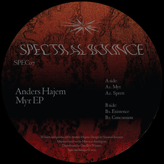 Anders Hajem Myr EP on Spectral Bounce SPEC07 vinyl record Australia