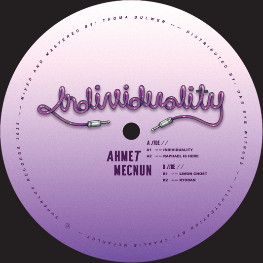 Ahmet Mecnun – Individuality EP breakbeat vinyl on Superlux Records (SPLX010)