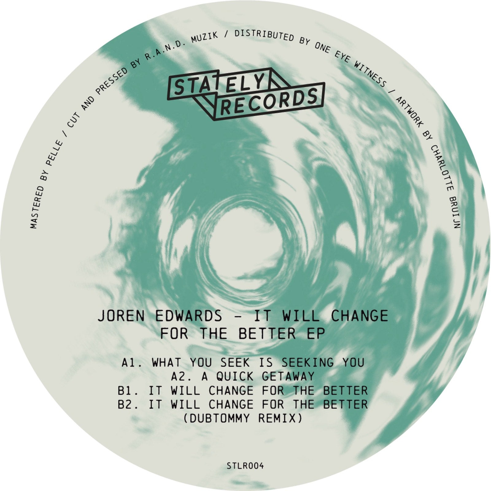 Joren Edwards – It Will Change For The Better STLR004 techno vinyl Australia