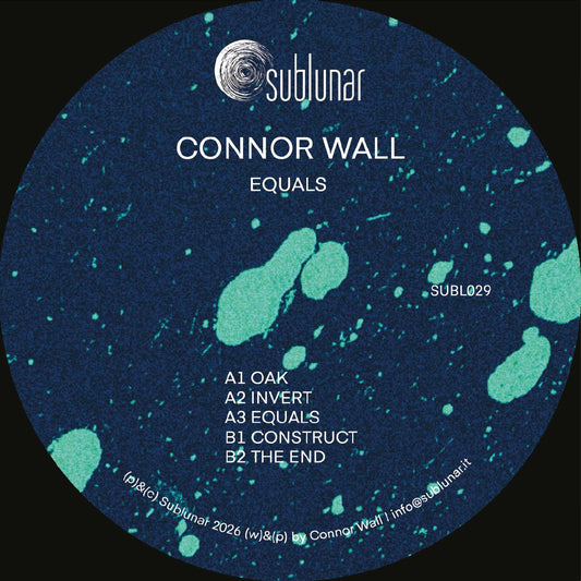 Connor Wall Equals on Sublunar SUBL029 vinyl record Australia