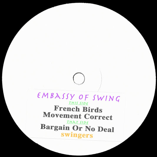 Embassy Of Swing – Swingin Wax 02 on Swingers SWINGIN-WAX-0002 vinyl record Australia