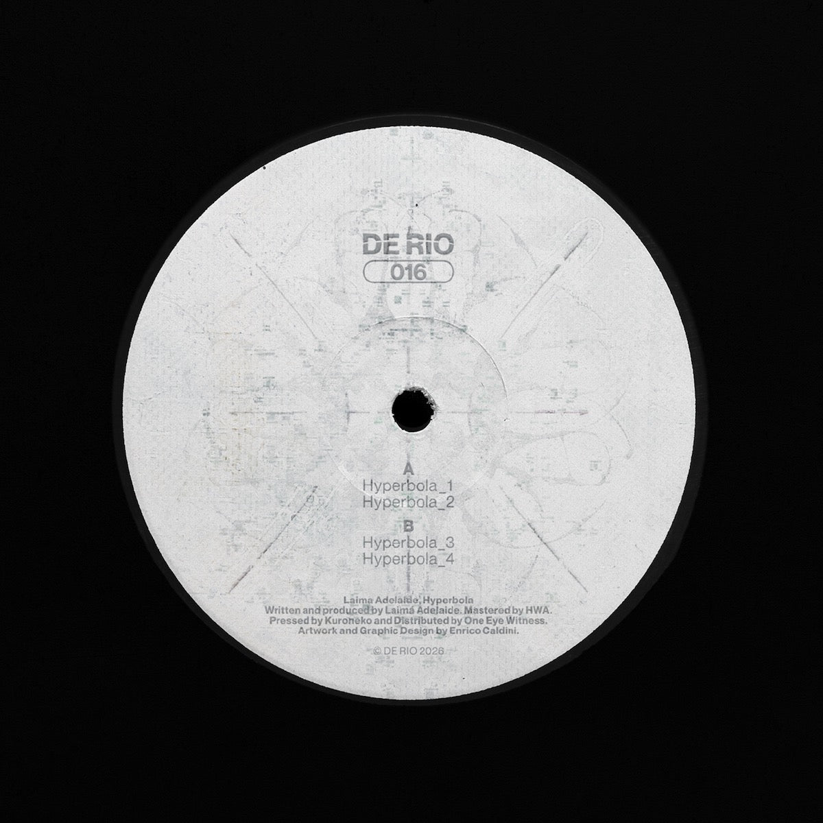 Laima Adelaide Hyperbola on DE RIO DR016 vinyl record Australia