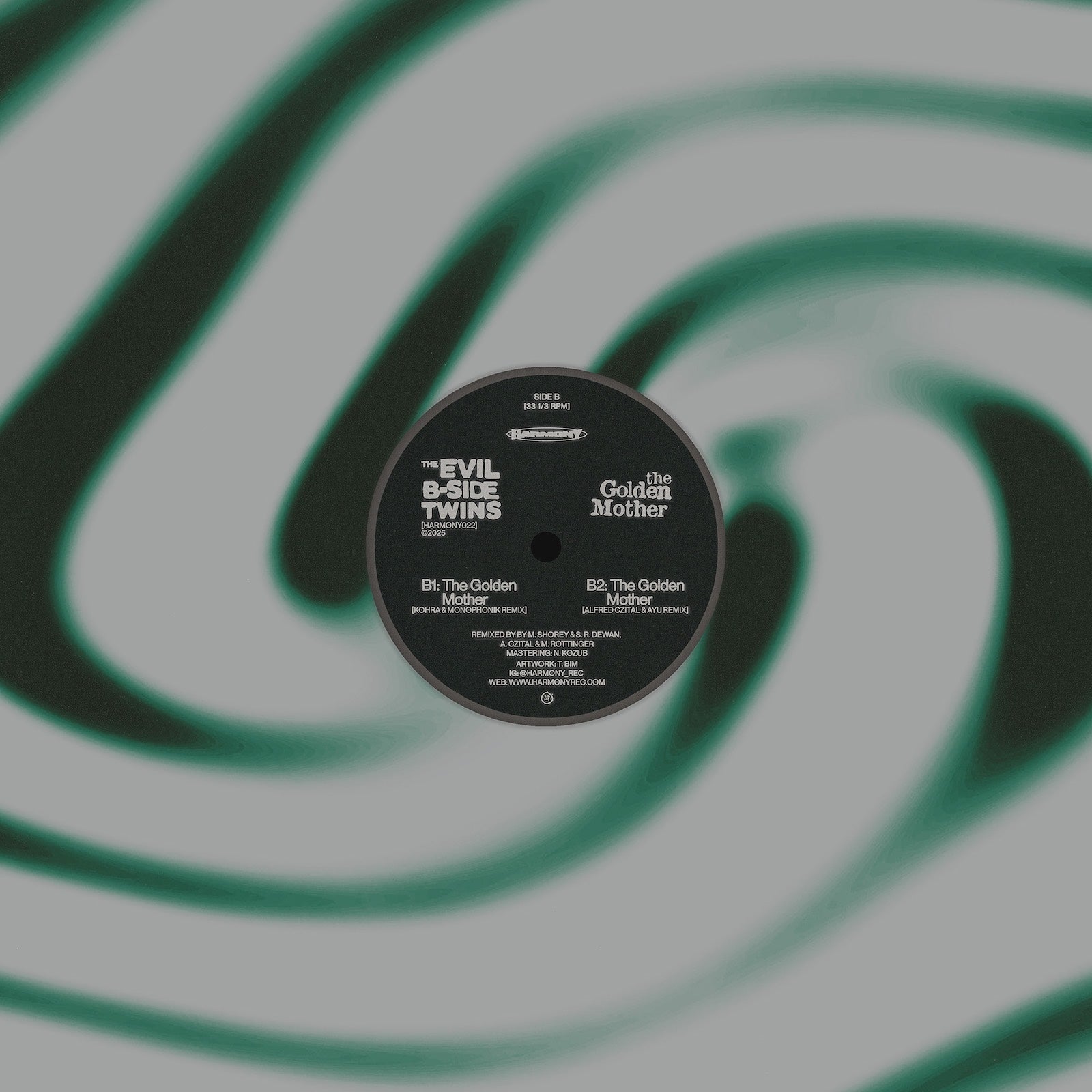 The Evil B–Side Twins – The Golden Mother Harmony Rec. HARMONY022 techno vinyl Australia