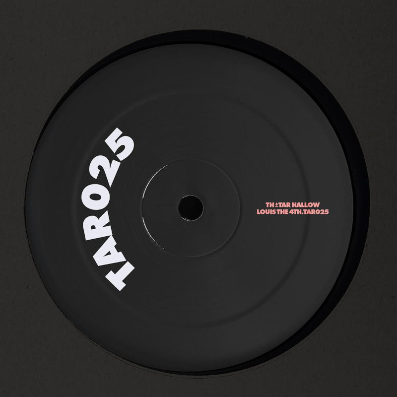 Black vinyl record with 'HARO25' branding on a dark background