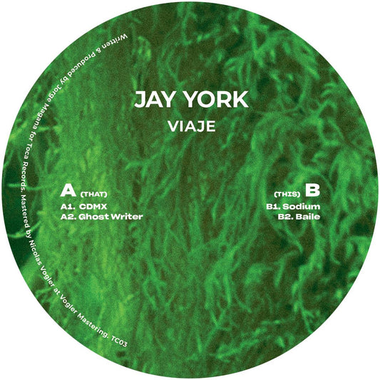 Jay York Viaje Toca TC03 techno vinyl record Australia