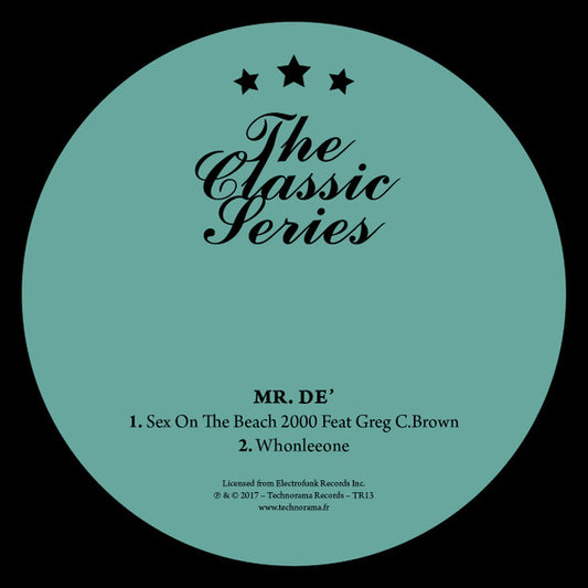 Mr De’ Sex On The Beach 2000 TR13 house vinyl sale Australia