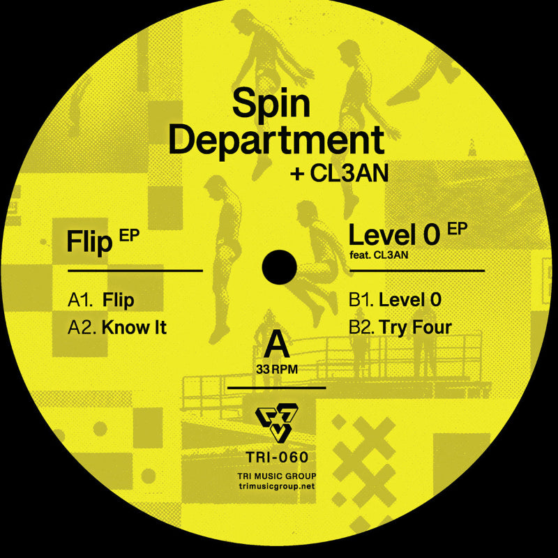 Spin Department CL3AN Flip Level 0 TRI060 12 inch deep house vinyl Australia