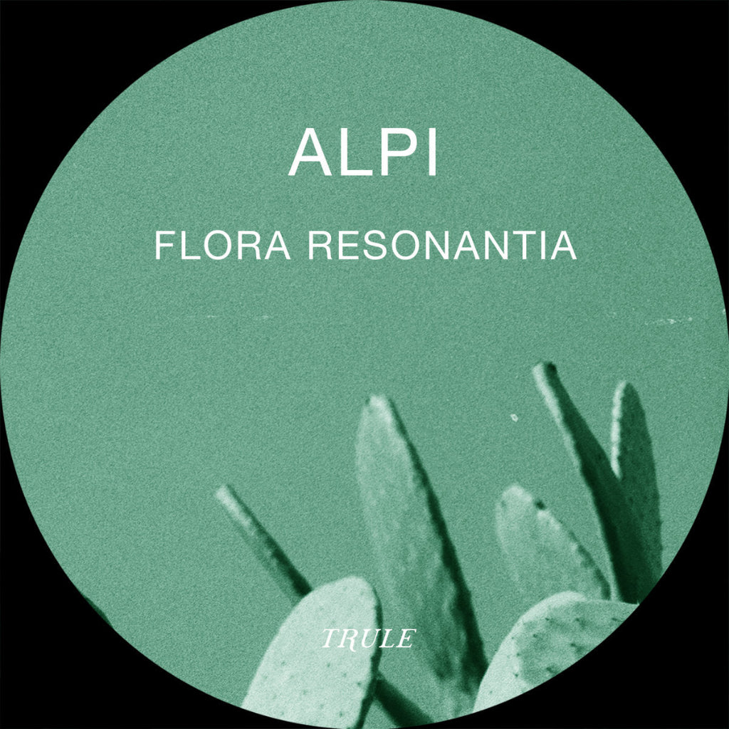 Alpi – Flora Resonantia vinyl record, released on Trule (TRULE023). Deep minimal techno with organic textures and psychedelic soundscapes. Fast shipping Australia-wide.