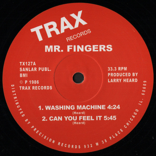 Mr. Fingers ‎- Washing Machine / Can You Feel It