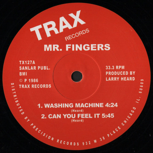 Mr. Fingers ‎- Washing Machine / Can You Feel It