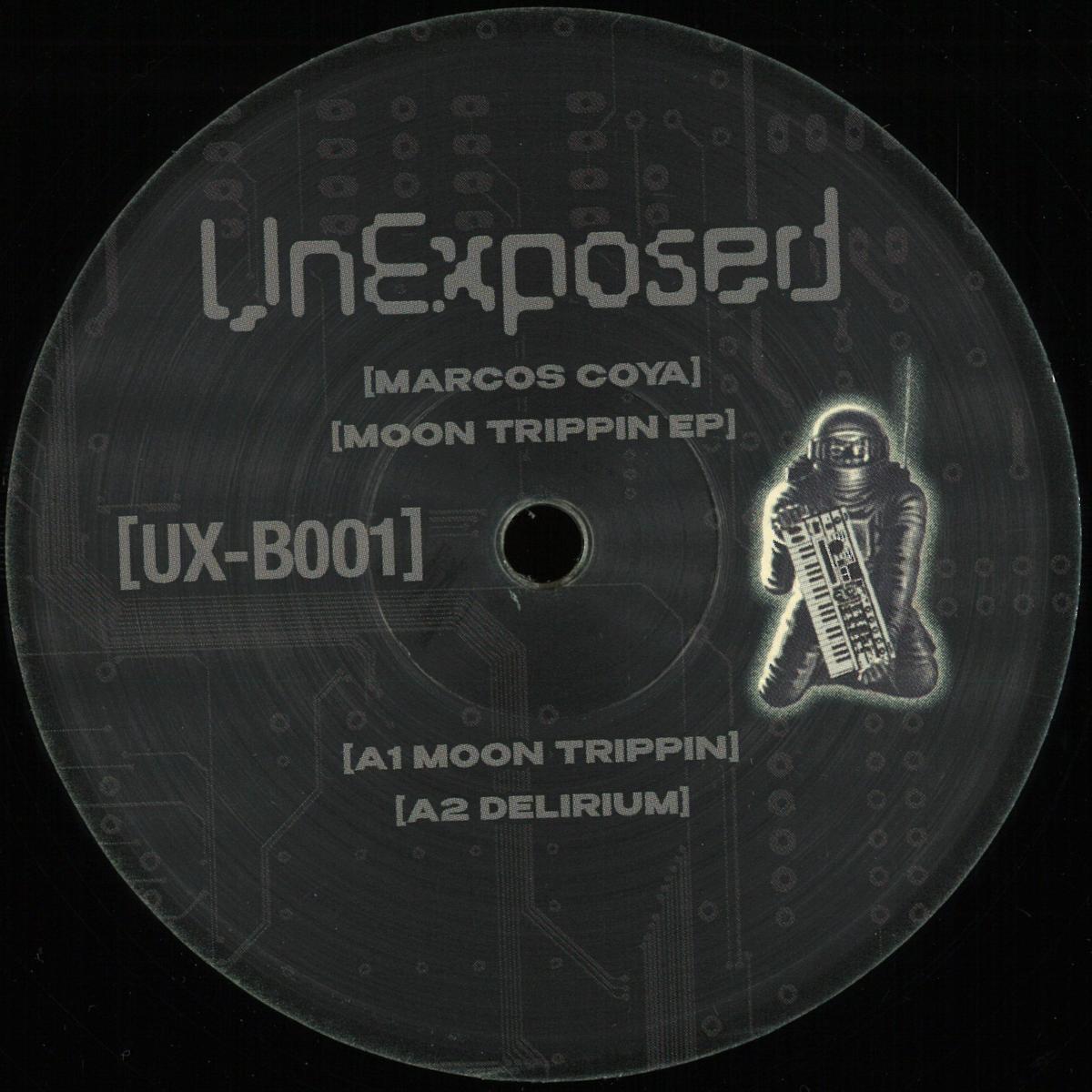 Marcos Coya Moon Trippin EP UnExposed Records UX-B001 tech house vinyl Australia