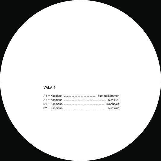 Kaspiann – Vala 4 limited edition techno vinyl on Vala (VALA004)