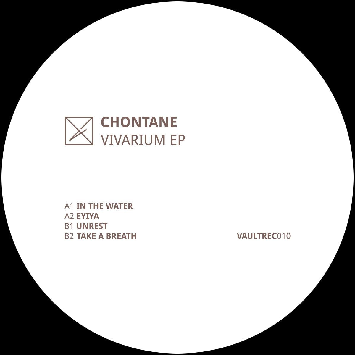 Chontane Vivarium Vault Records VAULTREC010 techno vinyl record Australia