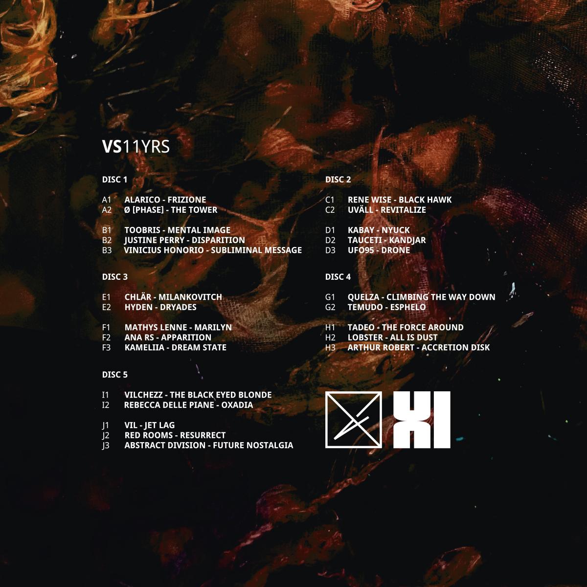 Various Artists Vault Sessions 11 Years VS11YRS on Vault Records vinyl record Australia