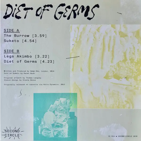 Adam Oko - Diet Of Germs | Second Circle (SC 016) • Vinyl • Abstract, Ambient, Experimental, Minimal, New Age - Fast shipping