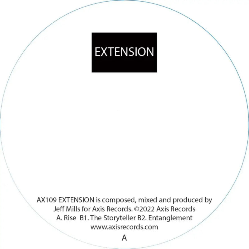 Jeff Mills Extension AX109 techno vinyl Australia sale