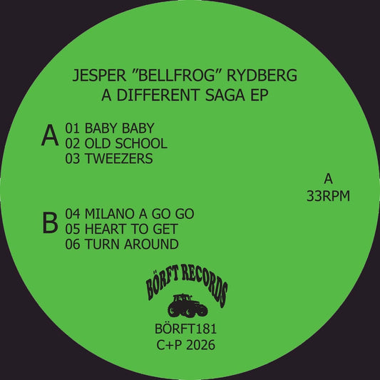 Jesper Bellfrog Rydberg A Different Saga EP Börft Records BORFT181 vinyl record Australia