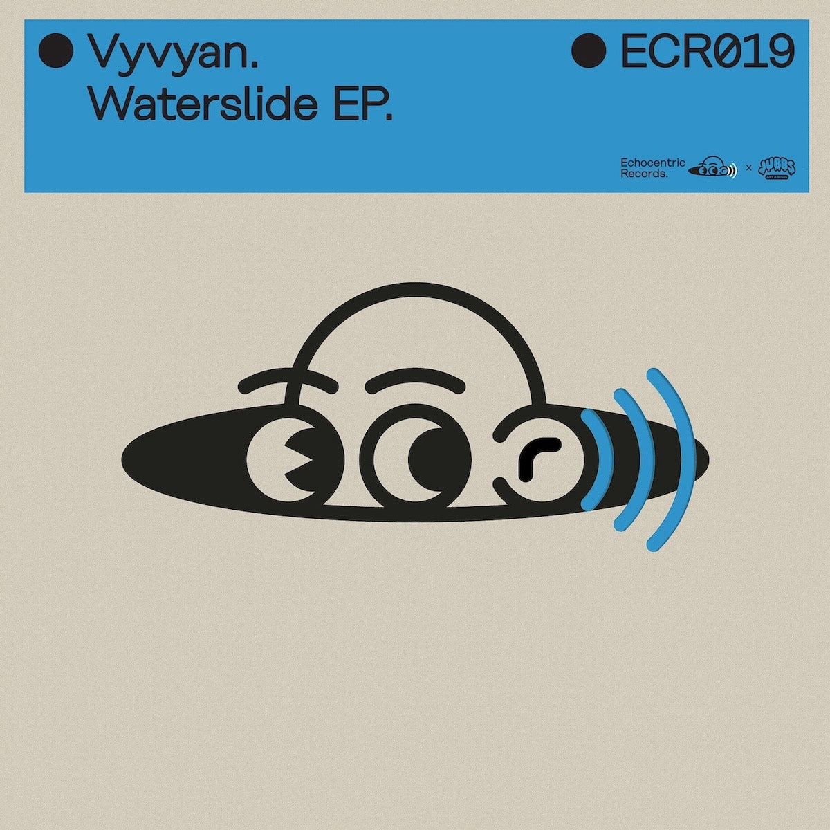 Vyvyan Waterslide EP on Echocentric Records ECR019 vinyl record Australia