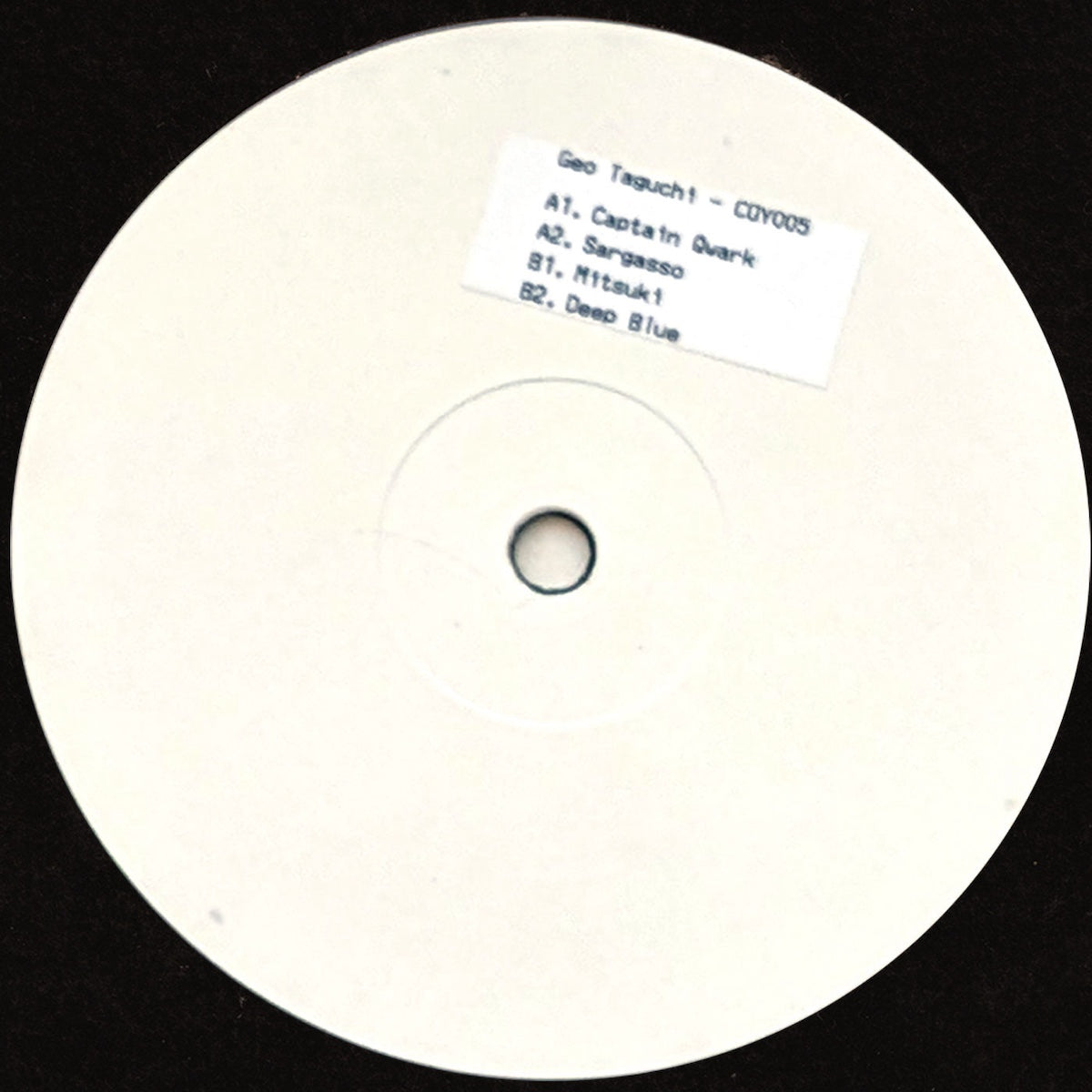 Geo Taguchi COY005 on Coymix COY005 vinyl record Australia