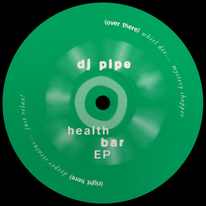 dj pipe - health bar EP: House Music Vinyl Record Cover Art