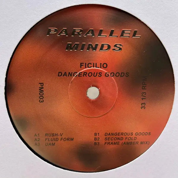 Ficilio - Dangerous Goods | Parallel Minds (PM003) • Vinyl • Deep Minimal, Downtempo, Dub, House, Techno - Fast shipping