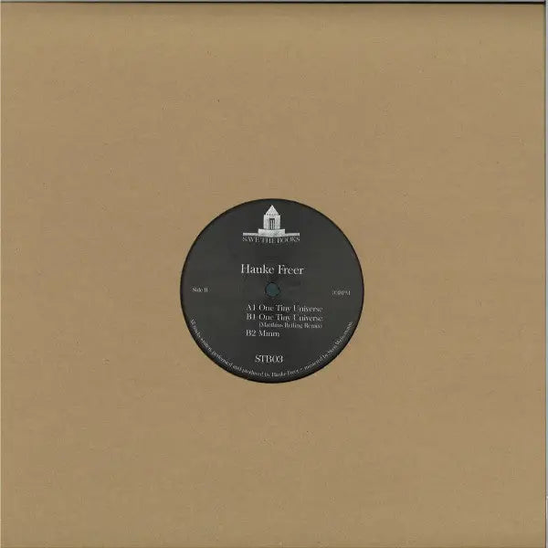 Hauke Freer - One Tiny Universe Ep | Save The Books (STB03) • Vinyl • Deep House - Fast shipping